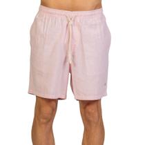 Shorts Masculino Docthos Concept Cordão Linho Rosa