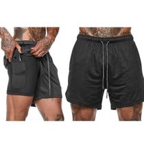 Shorts Masculino Esportivo Academia Conforto Premium Praia -