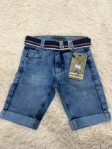 Shorts Masculino Infantil com cinto