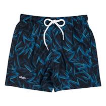 Shorts Masculino Infantil Folhagem Moda Praia - Mash