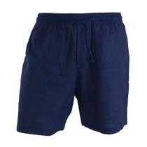 Shorts Masculino Lado Avesso Linho Azul Marinho - LH17612