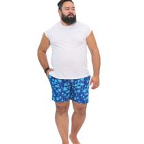 Shorts Masculino Tactel Plus Size Mauricinho Soares