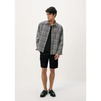 Shorts Masculino Tecido Empapelado - Preto M