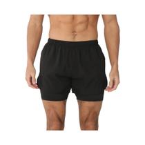 Shorts Masculinos De Corrida Leves E De Secagem Rápida Com Bolsos Internos E Alça Para Toalha,