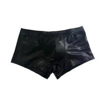 Shorts Masculinos De Couro PU Com Corte Reto, Sensuais Para Festas E Baladas, Presentes Delicados