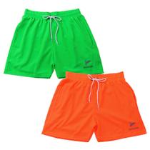 Shorts Masculinos De Praia 2 Bermuda Premium Lisa Com Elastano