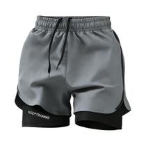 Shorts Masculinos De Secagem Rápida Multicoloridos Para Fitness E Lazer, Respiráveis, Finos E De