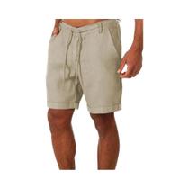 Shorts Masculinos de Verão - Algodão e Linho Respirável - Tamanhos S-4XL