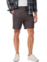 Shorts masculinos JMIERR Slim Fit Hybrid Chino, 18 cm, costura interna, algodão