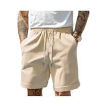 Shorts Masculinos Leves De Cor Sólida Para Academia, Praia E Corrida, Tamanho Grande, Calças Casuais