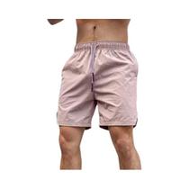 Shorts Masculinos Leves De Secagem Rápida Para Corrida E Fitness Com Cordão Para Academia E Calças