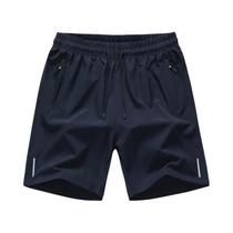 Shorts Masculinos Pretos De Secagem Rápida E Respiráveis Para Academia, Corrida E Treino Com Cordão