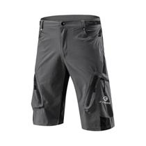 Shorts Masculinos Respiráveis e Impermeáveis para Mountain Bike com Múltiplos Bolsos