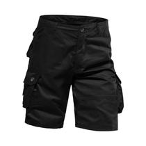 Shorts Masculinos Soltos De Algodão Com Vários Bolsos, Tamanho Grande, Verão, Confortáveis, Casuais,