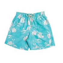 Shorts Mash Estampado Folhagem Masculino - Azul claro