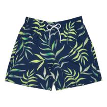 Shorts mash masculino estampado folhagem palmeira praia 613.89