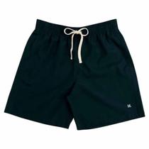 Shorts Mash Masculino Plus Size Liso Moda Praia Verão Casual Poliester Shorts Mash Masculino Plus Size Liso Moda Praia Verão Casual Poliester