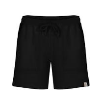 Shorts Menina Alakazoo em Moletom Preto Shorts Menina Alakazoo em Moletom Preto