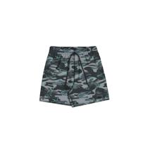 Shorts Menino Alakazoo em Tecido Politel Comfy - Dinossauro Camuflado