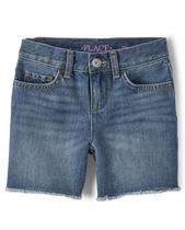 Shorts midi The Children's Place Jeans Azalea Wash, tamanho 12 Shorts midi The Children's Place Jeans Azalea Wash, tamanho 12