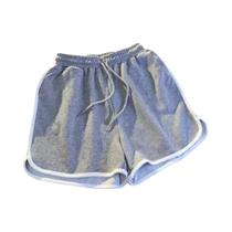 Shorts Mini Casuais De Verão Com Listras Para Mulheres, Estilo Coreano, Soltos E De Perna Larga Shorts Mini Casuais De Verão Com Listras Para Mulheres, Estilo Coreano, Soltos E De Perna Larga