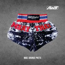 Shorts MMA_MOD. GRUNGE PRETO