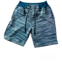 Shorts Moletom Cor Azul Marinho Rajado