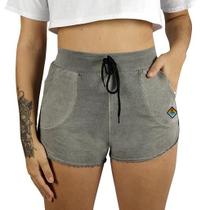 Shorts Moletom Feminino Estonado WSS Diamond Colors Gray Shorts Moletom Feminino Estonado WSS Diamond Colors Gray