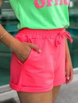 Shorts Moletom Rosa Tamanho (M) Shorts Moletom Rosa Tamanho (M)