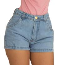 Shorts mom Jeans feminino