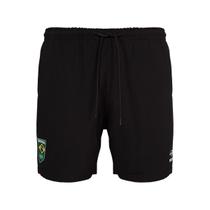 Shorts Mormaii Masculino Time Brasil Elástico 027S Preto