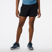 Shorts New Balance Impact Run 5 - masculino - preto e branco