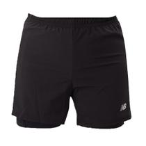 Shorts New Balance Sport Essentials 5" 2 em 1 Preto Masculino