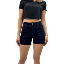Shorts Ouzzare Jeans com Bolsos Feminino