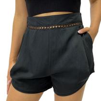 Shorts Pacific Blue em Tecido