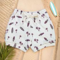 Shorts para Bebê Summer Surf - Estampa Divertida e Macia