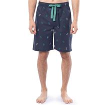 Shorts para dormir IZOD de popelina estampada con ajuste relajado para hombre