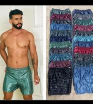 Shorts para dormir masculino verde
