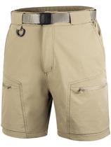 Shorts para Senderismo para Hombre FREE SOLDIER Cargo Secado Rápido Khaki 32W Shorts para Senderismo para Hombre FREE SOLDIER Cargo Secado Rápido Khaki 32W