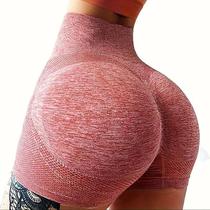 Shorts Pêssego Empina Bumbum de Compressão Super Confortável