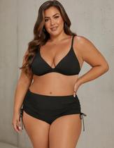 Shorts Plus Size Calcinha Bionda Sunquíni Regulagem Corda Amarrar Sunkíni Moda Praia Verão Shorts Plus Size Calcinha Bionda Sunquíni Regulagem Corda Amarrar Sunkíni Moda Praia Verão