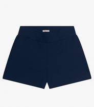 Shorts Plus Size em Piquet Verona Secret Glam Azul Shorts Plus Size em Piquet Verona Secret Glam Azul