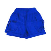 Shorts Plus Size Feminino Cargo Bolso Barra Dobrada 0515 Shorts Plus Size Feminino Cargo Bolso Barra Dobrada 0515
