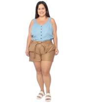 Shorts Plus Size Feminino Clochard 46 ao 54 - Razon - 1104 - Razon Jeans