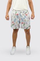 Shorts Praia DOCT PREMIUM - Cinza Floral