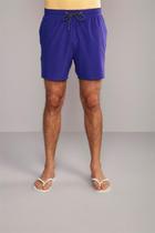 Shorts Praia Estampado - Azul Royal