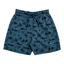Shorts Praia Estampado Infantil Mash Com Bolsos Confortável