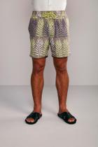 Shorts Praia Estampado - Khaki