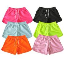 Shorts Praia Feminino Tactel Academia Blogueirinha tamanho GG