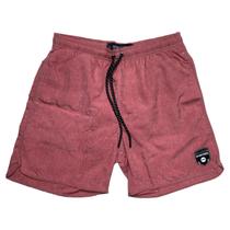 Shorts Praia HB 2201532 Básico Round - Mescla Vermelho